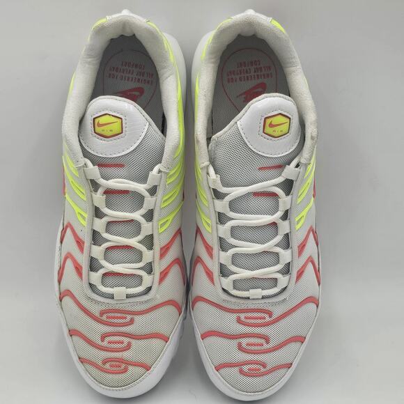 Nike Womens Air Max Plus SE Hot Punch White Volt Yellow Pink 862201-102 Size 10 - Picture 3 of 12